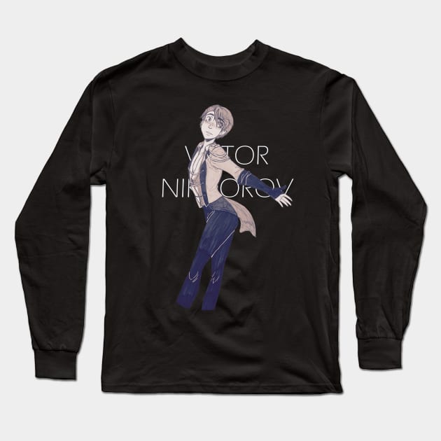 Viktor Nikiforov Long Sleeve T-Shirt by lyriumelody